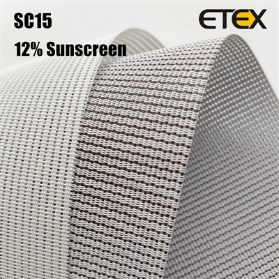 SC15 12% Manufacturer Premium Sunscreen Blinds Fabrics Factory